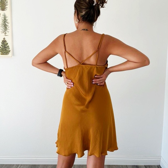 Intimately Free People Rust Slip Dress - Picture 5 of 5